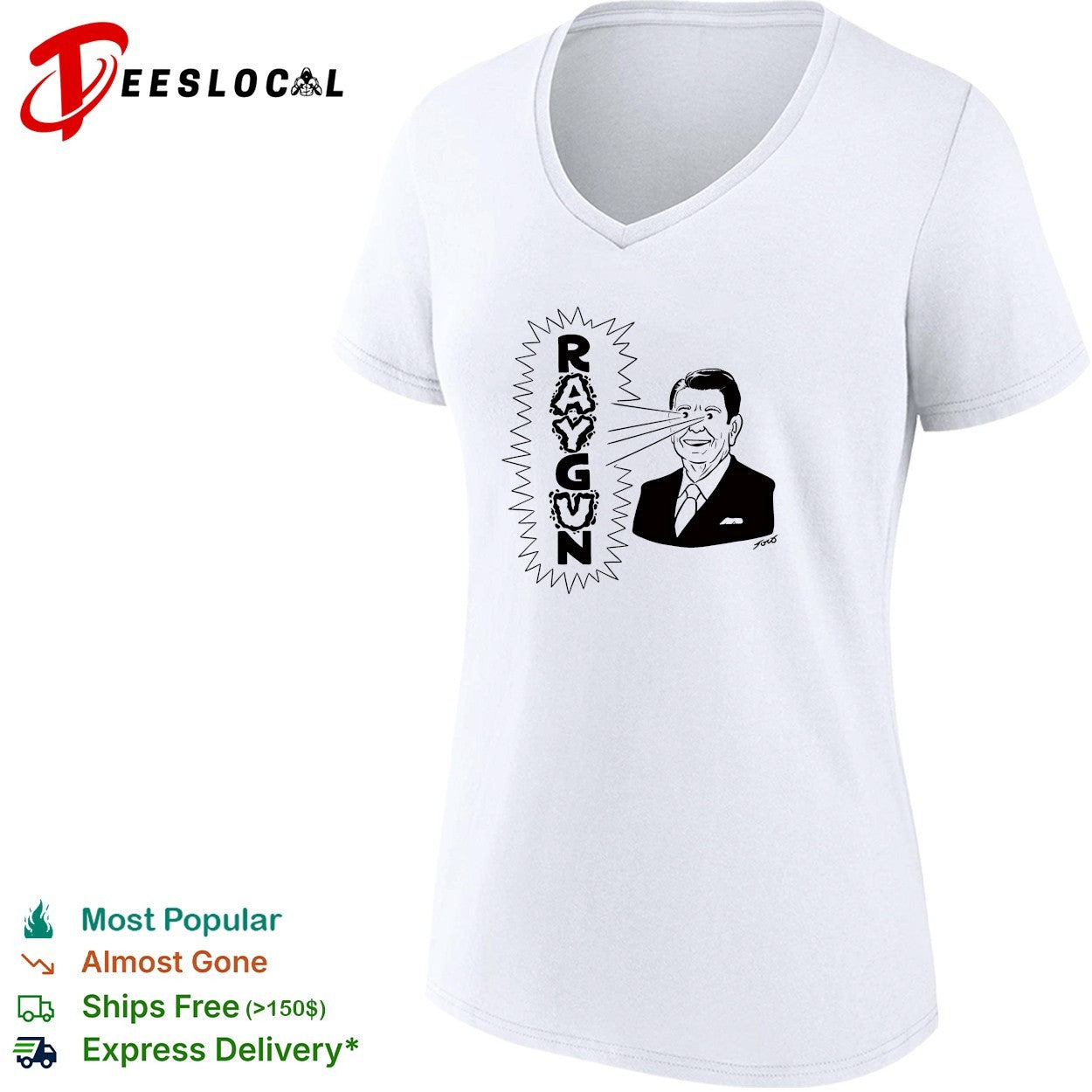 Ronald Reagan raygun shirt