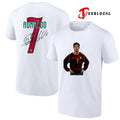 Ronaldo World Cup name and number signature shirt