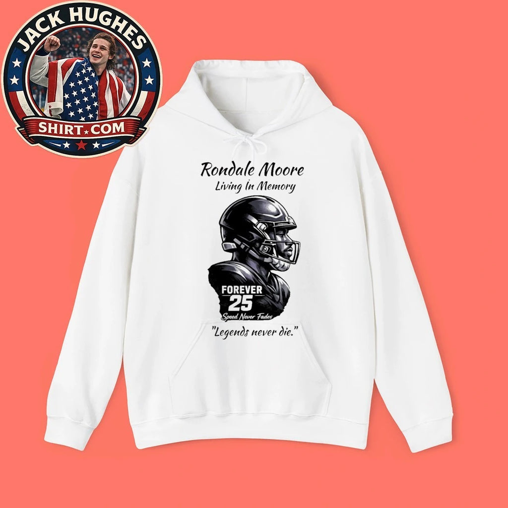 Rondale Moore Living In Memory Forever 25 Speed Never Fades Legends Never Die Tribute Shirt
