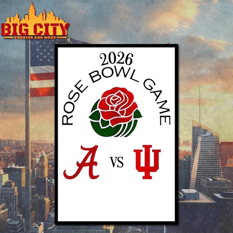 Rose Bowl Game 2026 Alabama vs Indiana Vintage shirt