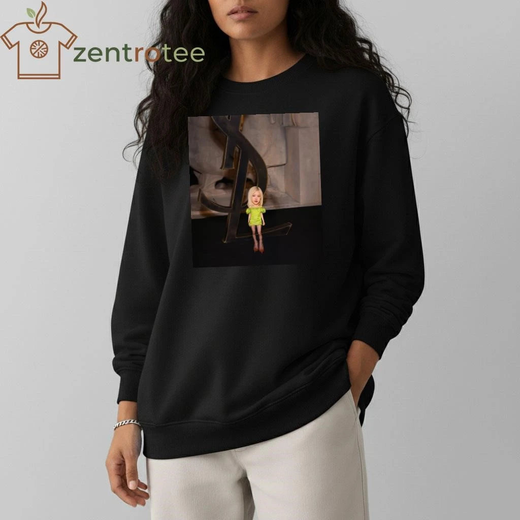Rosé at Saint Laurent 2026 meme tee