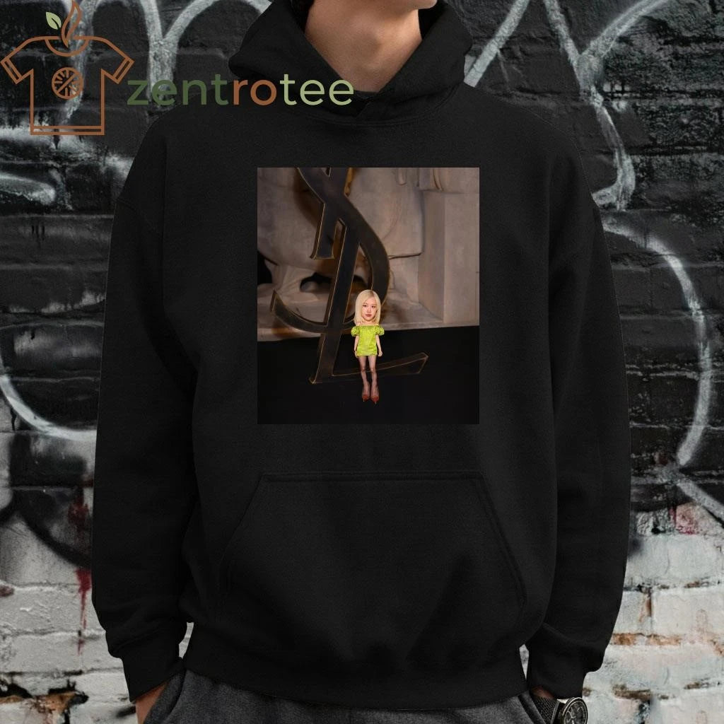 Rosé at Saint Laurent 2026 meme tee