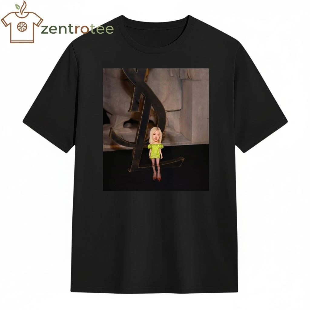 Rosé at Saint Laurent 2026 meme tee