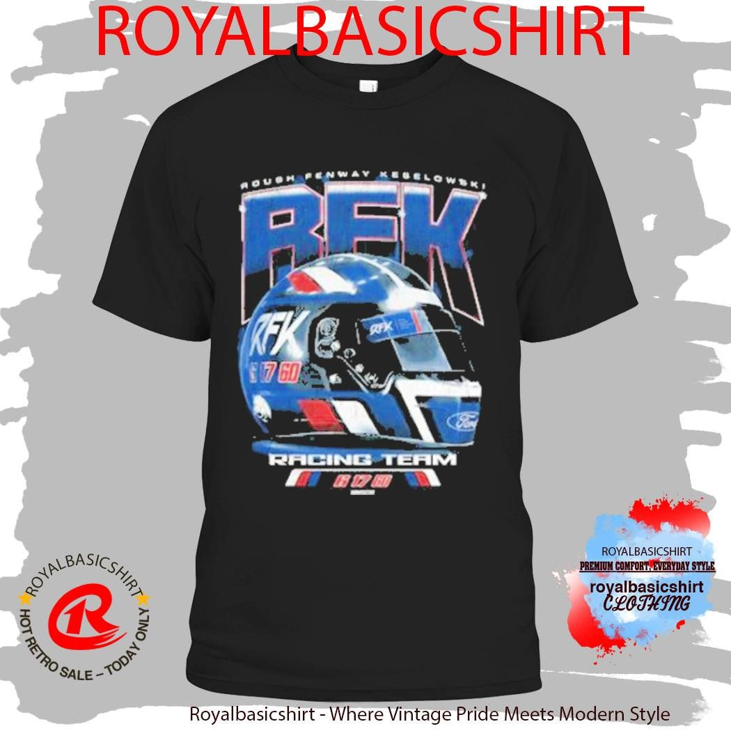 Roush Fenway Keselowski Rek Racing 2026 Helmet T-Shirt