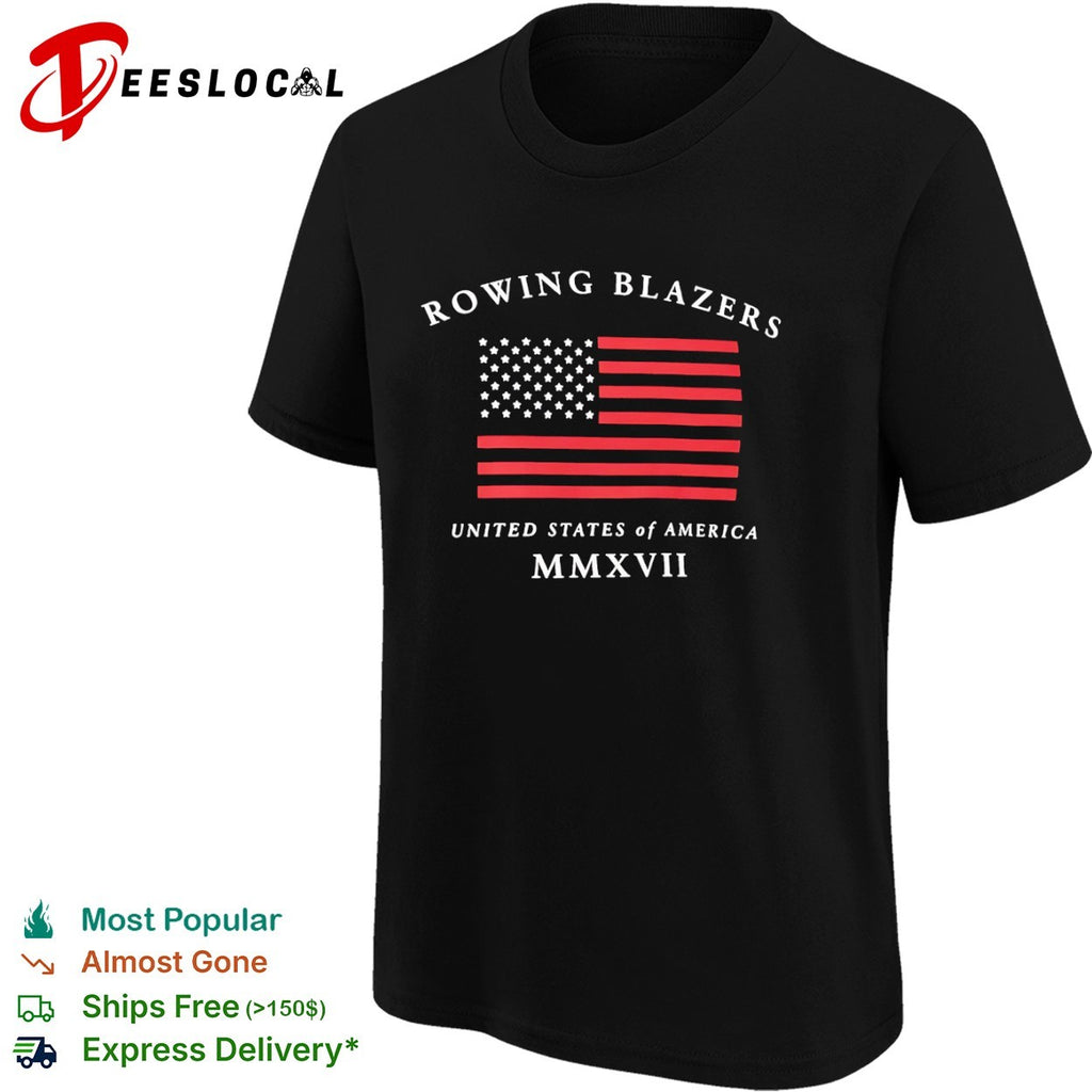 Rowing Blazers United States of America MMXVII flag shirt