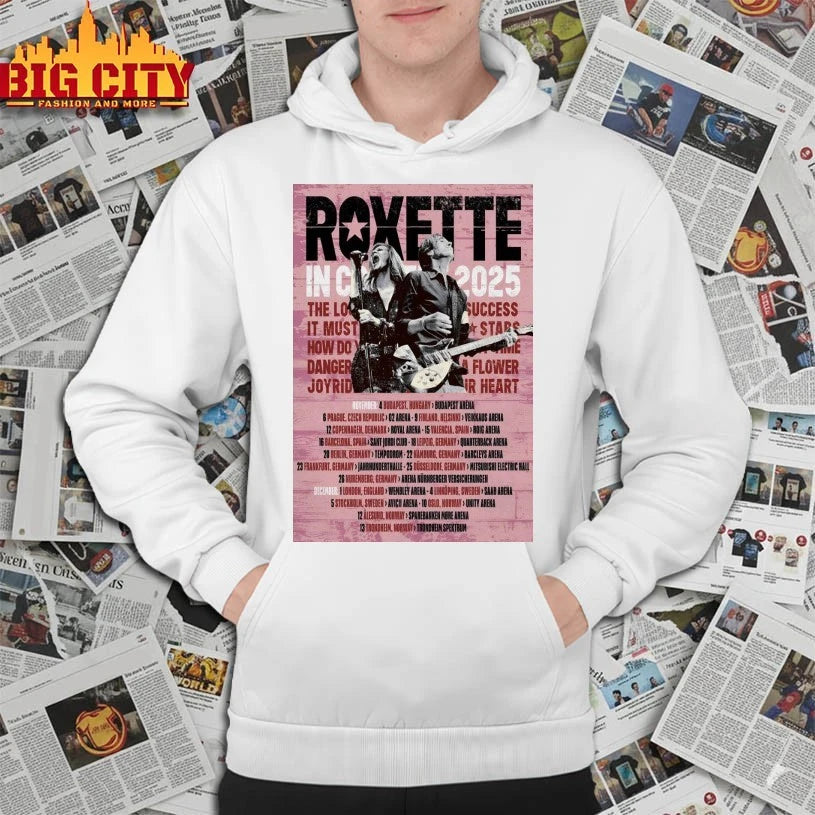 Roxette In Concert November And December 2025 Poster shirt