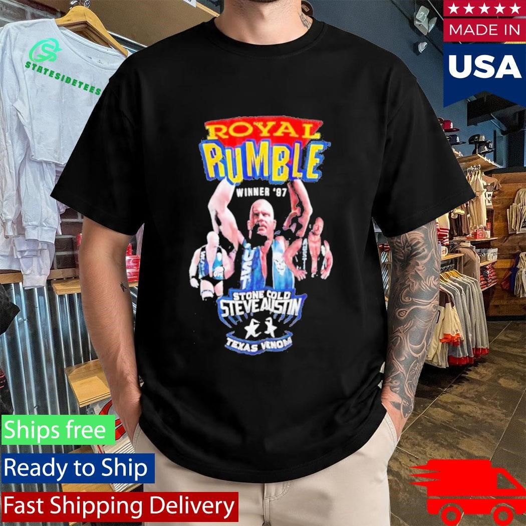 Royal Rumble Winner 97 Stone Cold Steve Austin Texas Venom Shirt