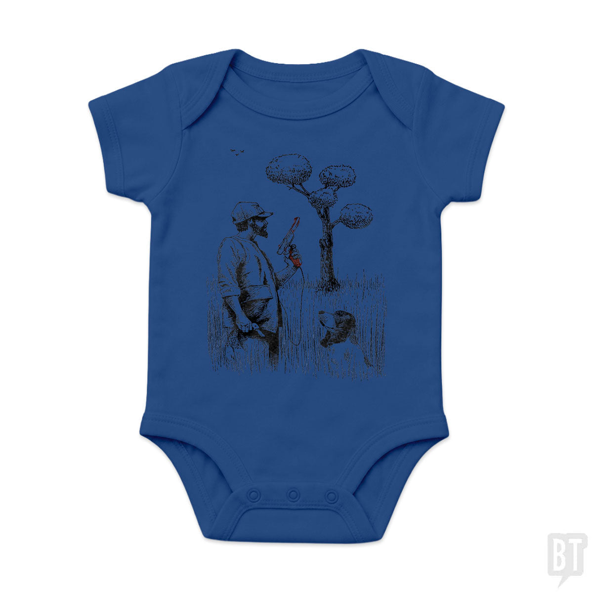 Dog Man Baby One-Piece