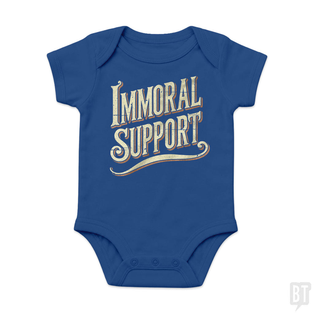 Immoral Support Baby One-Piece