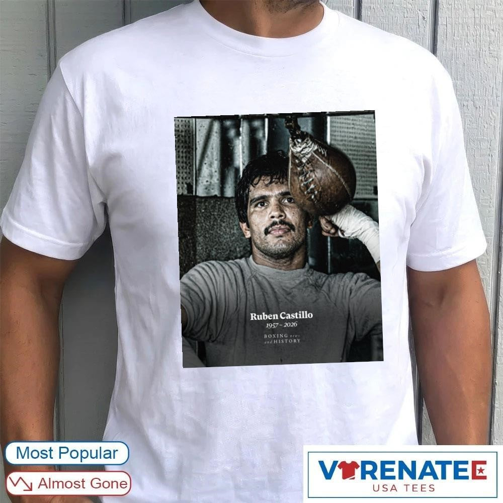 Ruben Castillo 1957 – 2026 Boxing News And History Poster shirt