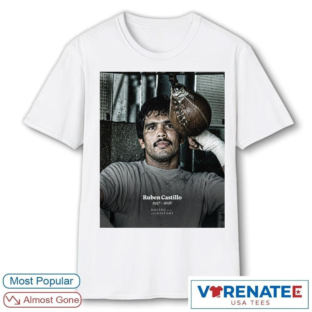 Ruben Castillo 1957 – 2026 Boxing News And History Poster shirt