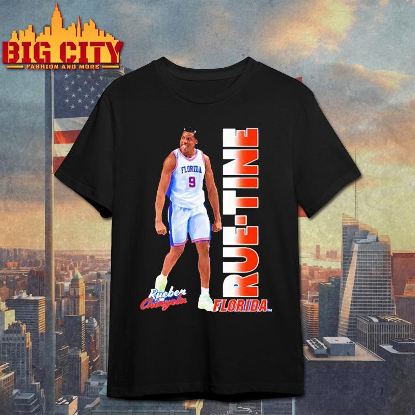 Rueben Chinyelu Florida Gators RUE-TINE Illustrated Shirt