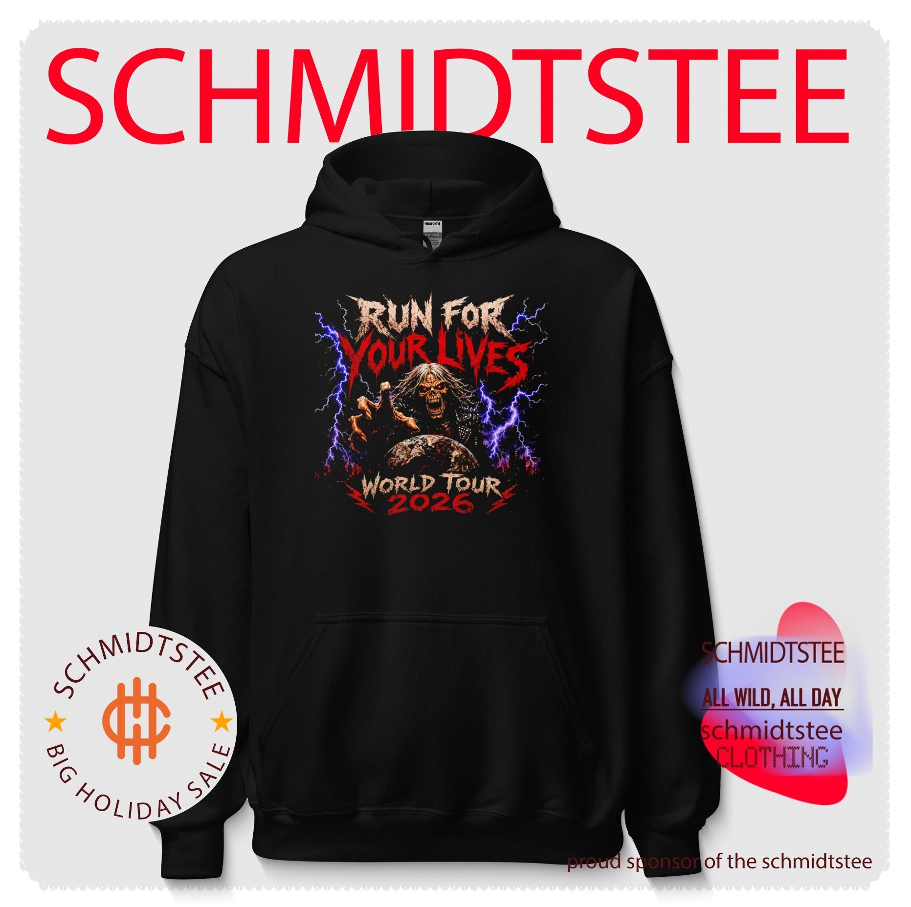 Run for Your Lives World Tour 2026 graphic shirt