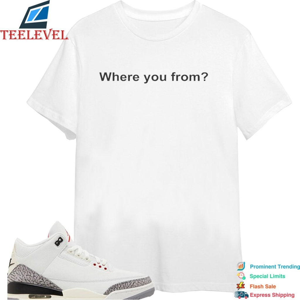 Russell Westbrook Where You From T-shirts