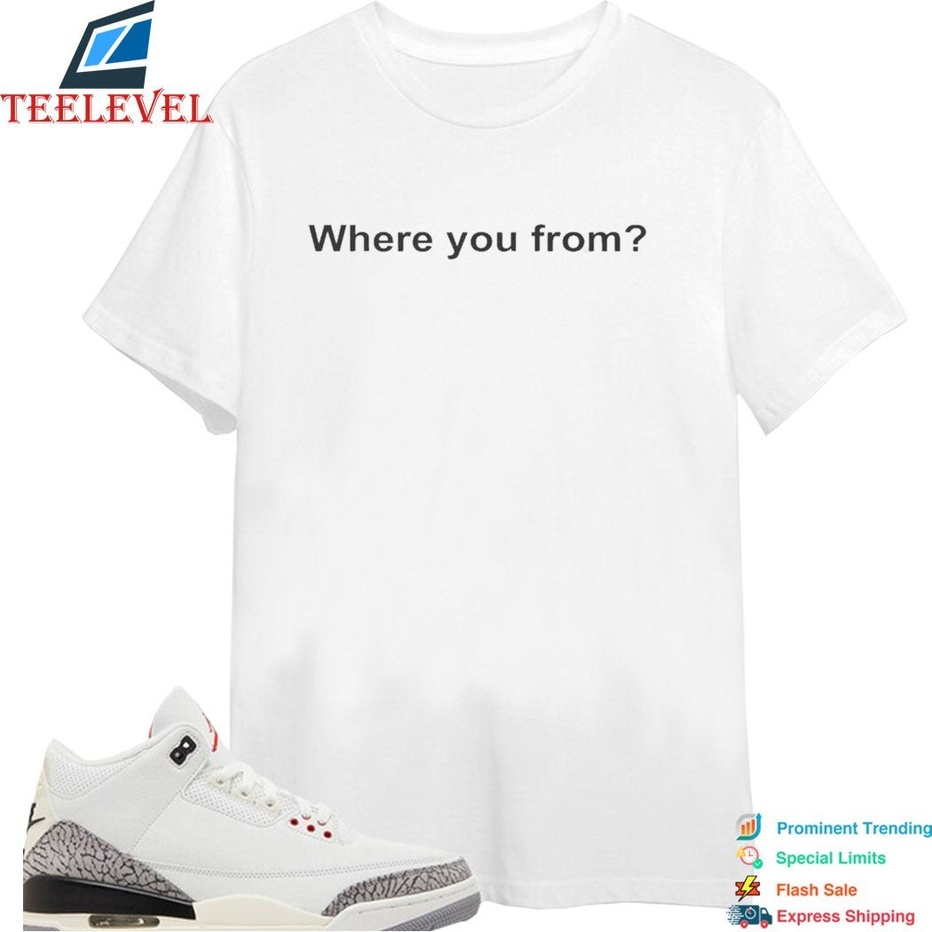 Russell Westbrook Where You From T-shirts