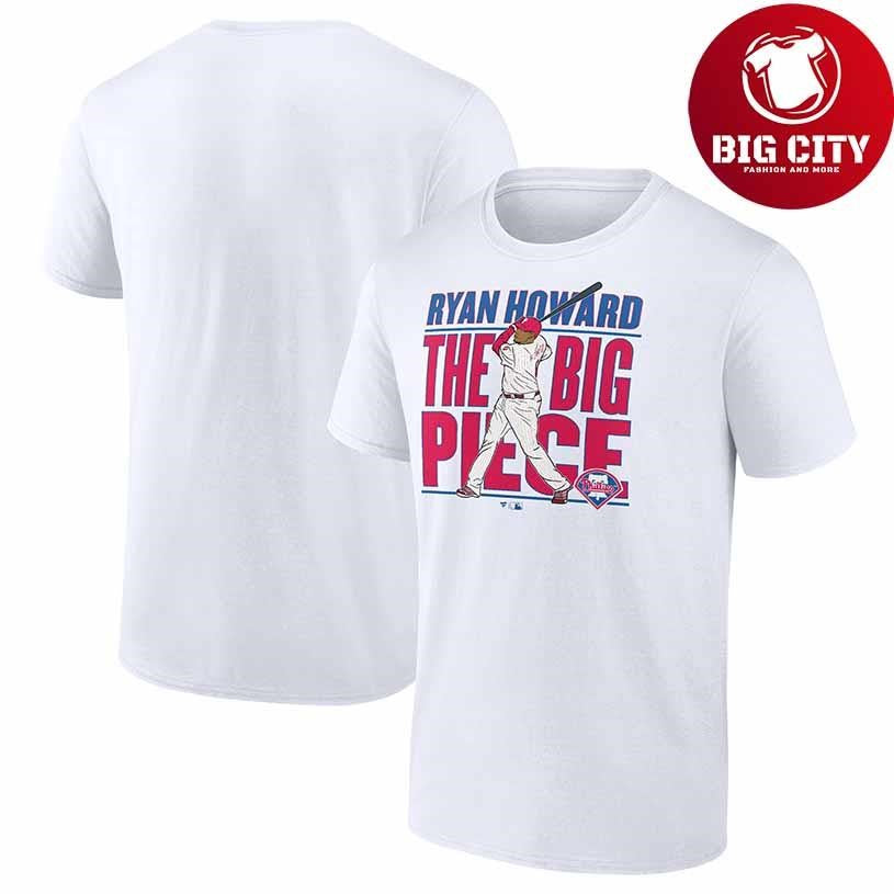 Ryan Howard White Philadelphia Phillies Cooperstown Player Shirt