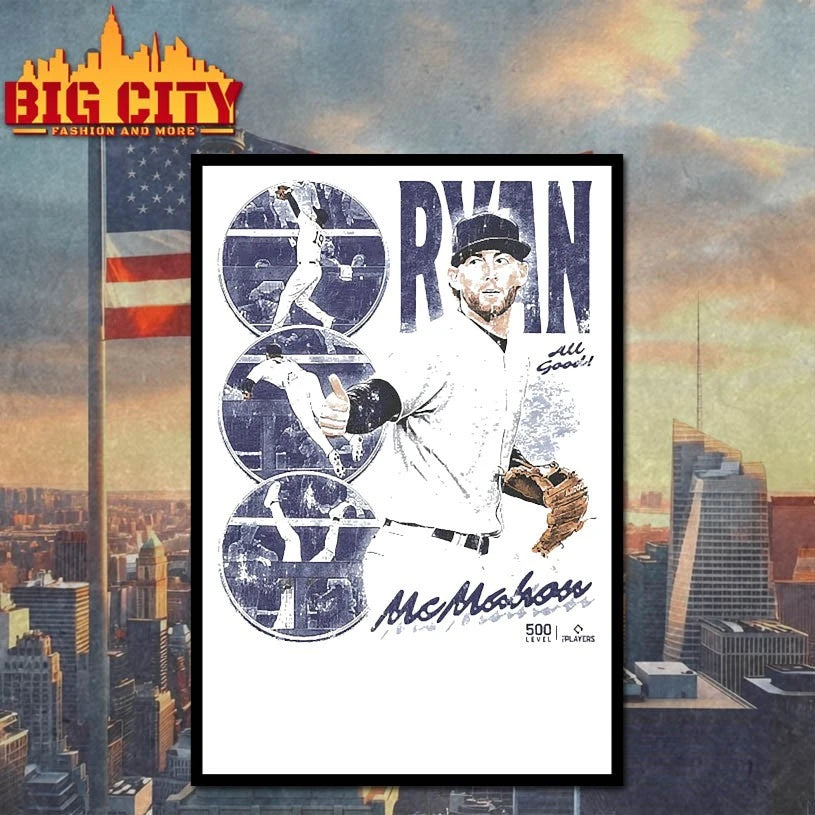 Ryan McMahon New York Y Spectacular Catch Shirt