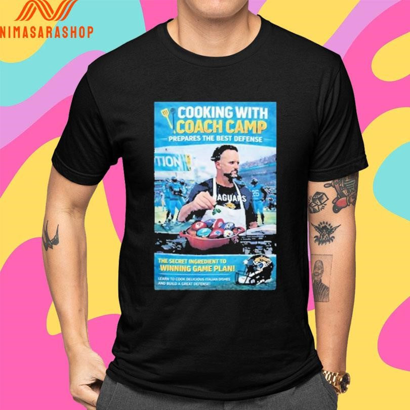 Ryan Nielsen Wearing Cooking With Coach Camp Prepares The Best Defense Shirts