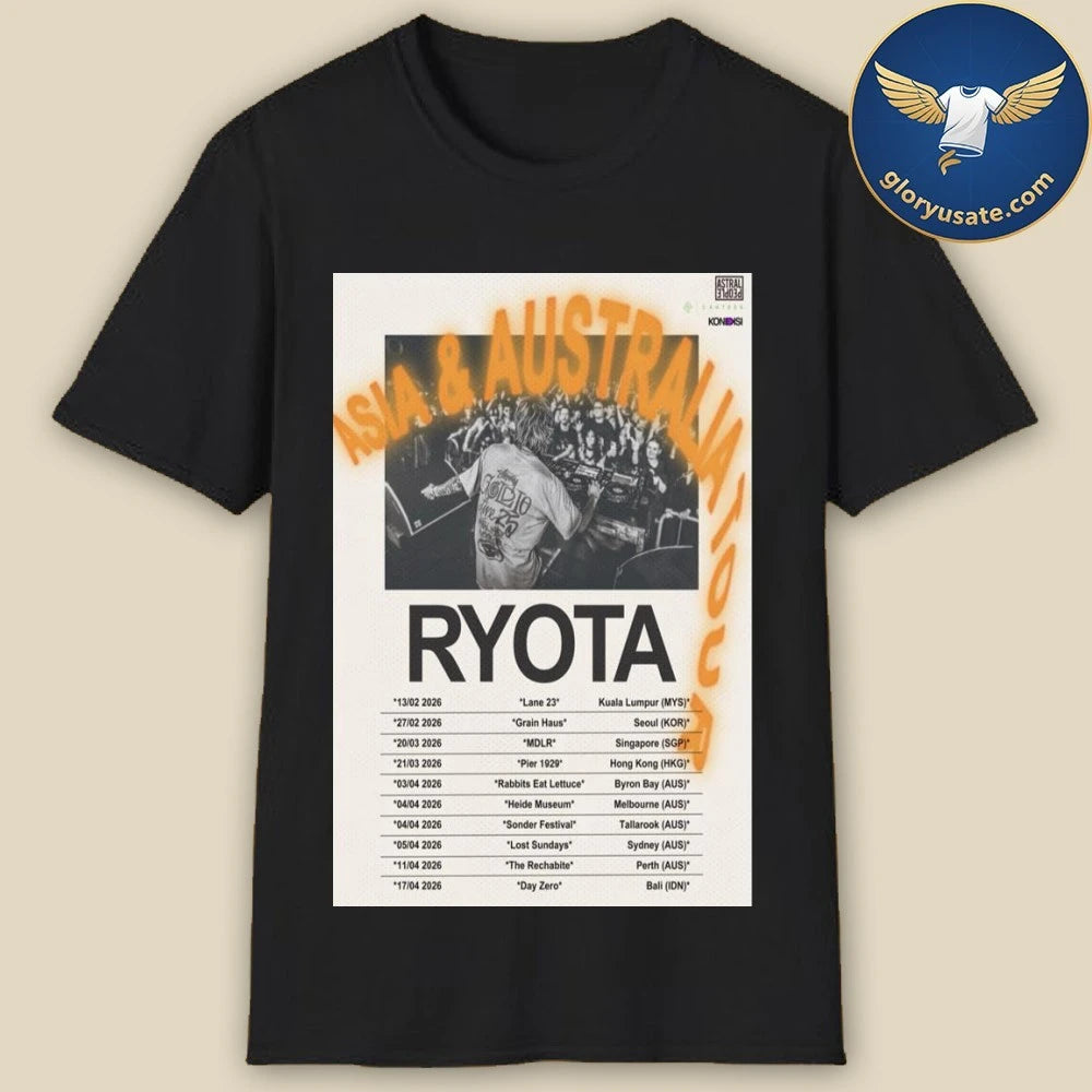 Ryota Asia &amp; Australia Tour 2026 Poster Shirt