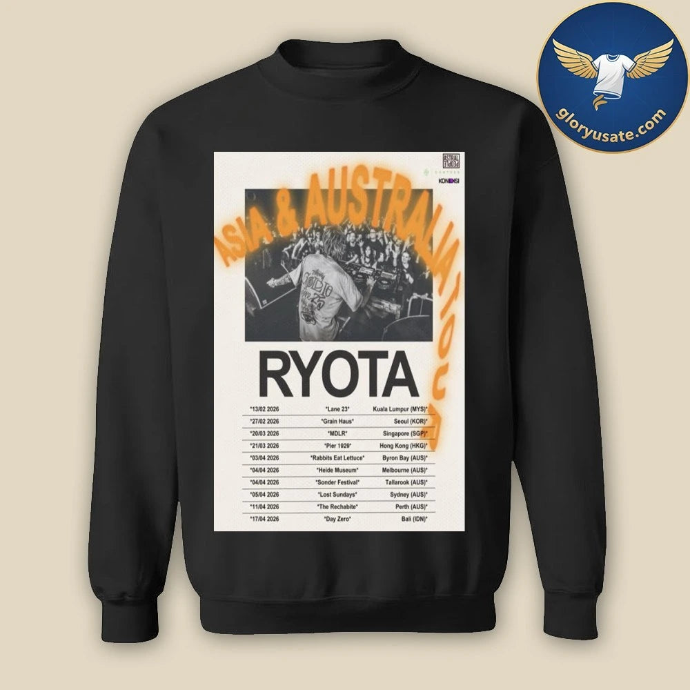 Ryota Asia &amp; Australia Tour 2026 Poster Shirt