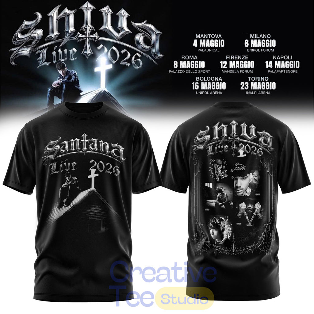 SANTANA SHIVA 2026 Tour T-Shirt