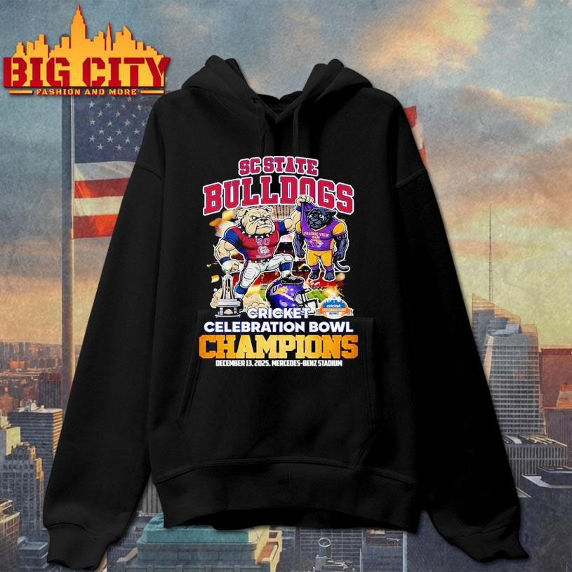 SC State Bulldogs Cricket Celebration Bowl Champions 2025 Shirt