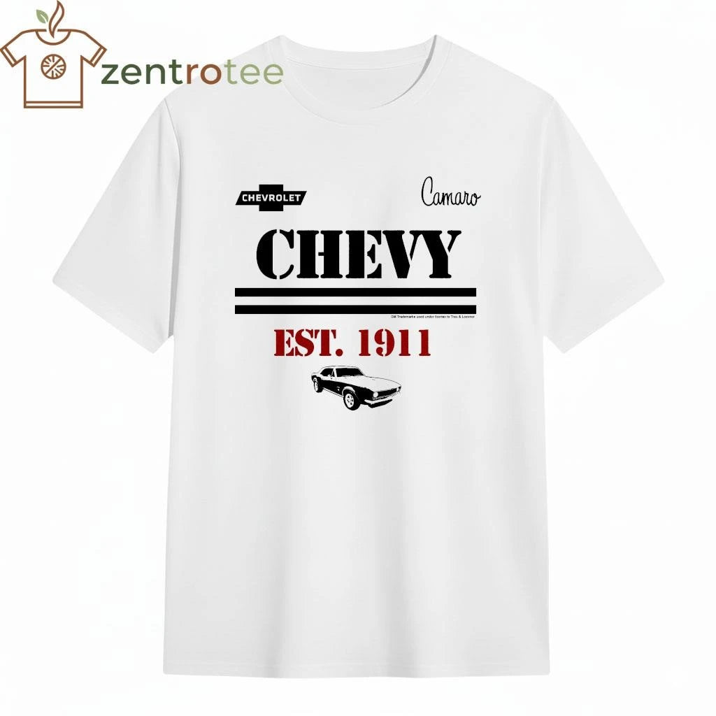 SELECT OPTIONS CHEVROLET CAMARO EST 1911 CHEVROLET MUSCLE CAR tee