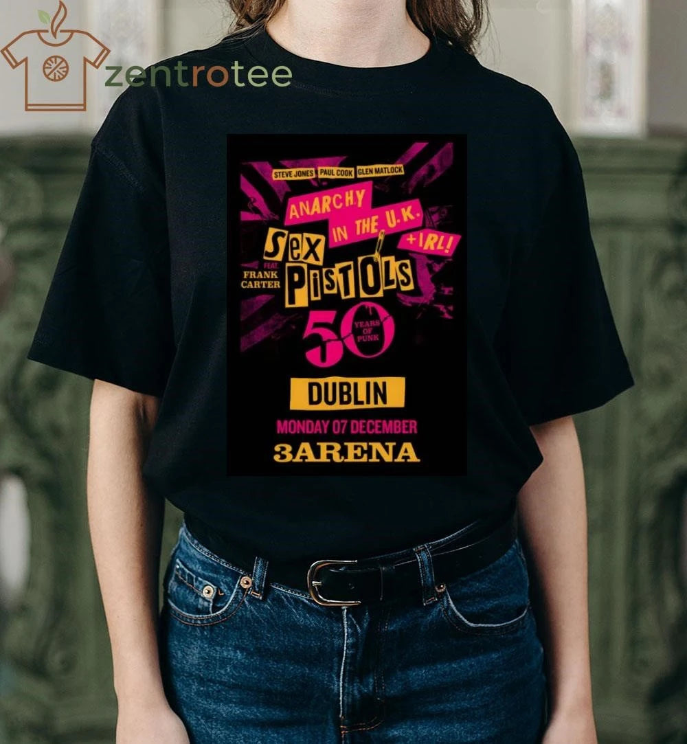 SEX PISTOLS 50 Years 2026 Tour DUBLIN tee