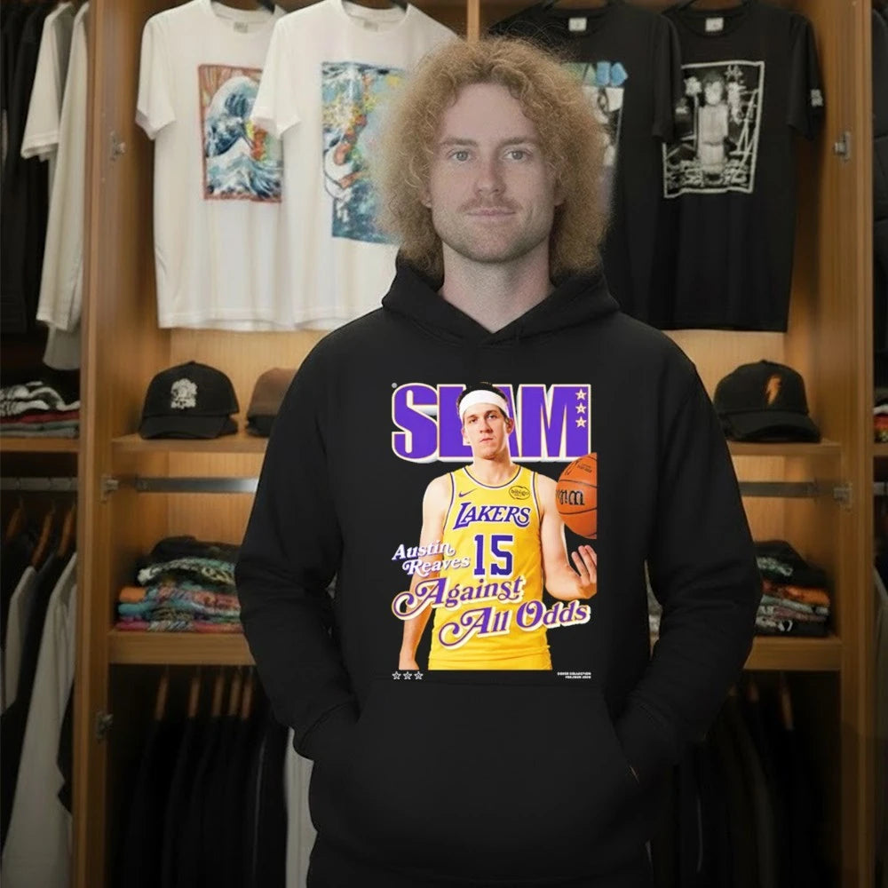 SLAM 260 Cover Tee Austin Reaves Against All Odds Los Angeles Laker NBA T-Shirt