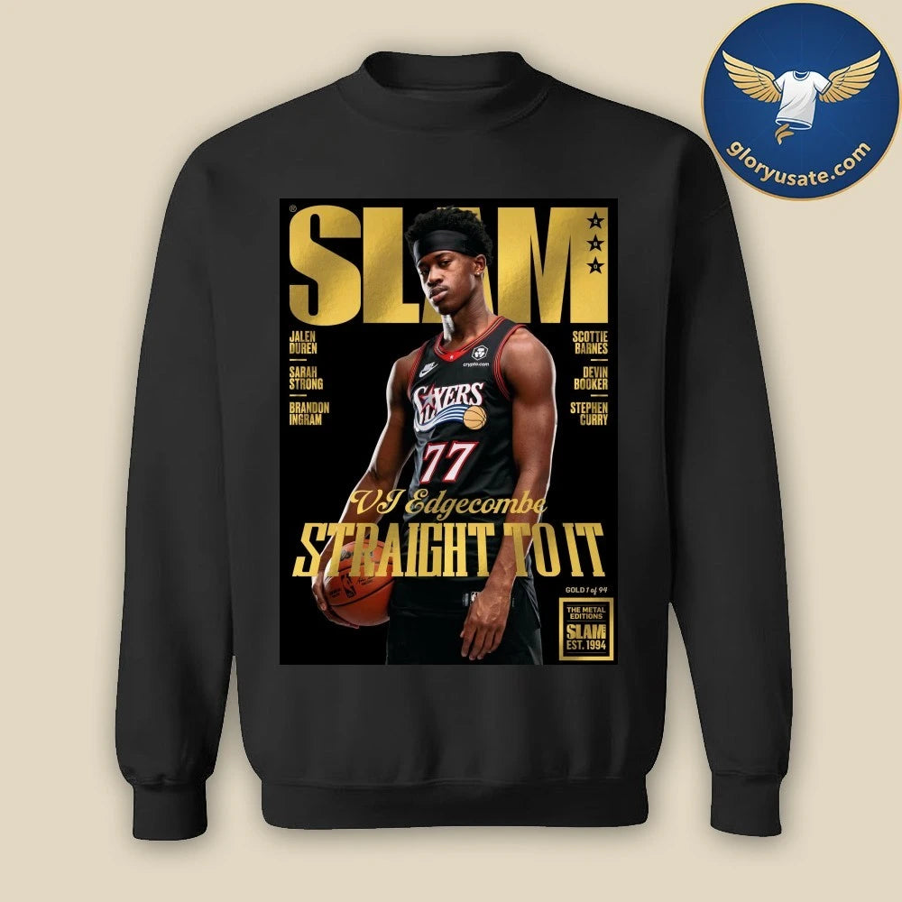 SLAM 260 Gold Metal Cover Poster VJ Edgecombe Straight To It Magazine Poster Shirt