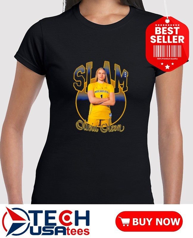 SLAM Michigan WBB Olivia Olson shirt