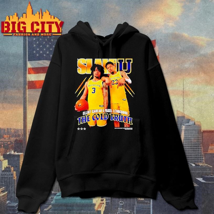 SLAM Michigan Wolverines Elliot Cadeau and Yaxel Lendeborg The Cold Truth Shirt