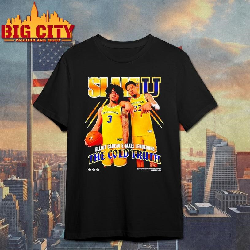 SLAM Michigan Wolverines Elliot Cadeau and Yaxel Lendeborg The Cold Truth Shirt