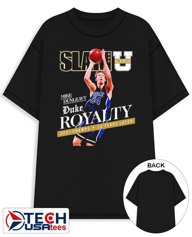 SLAM Mike Dunleavy Duke Royalty 2001 Champs 25 years later shirt