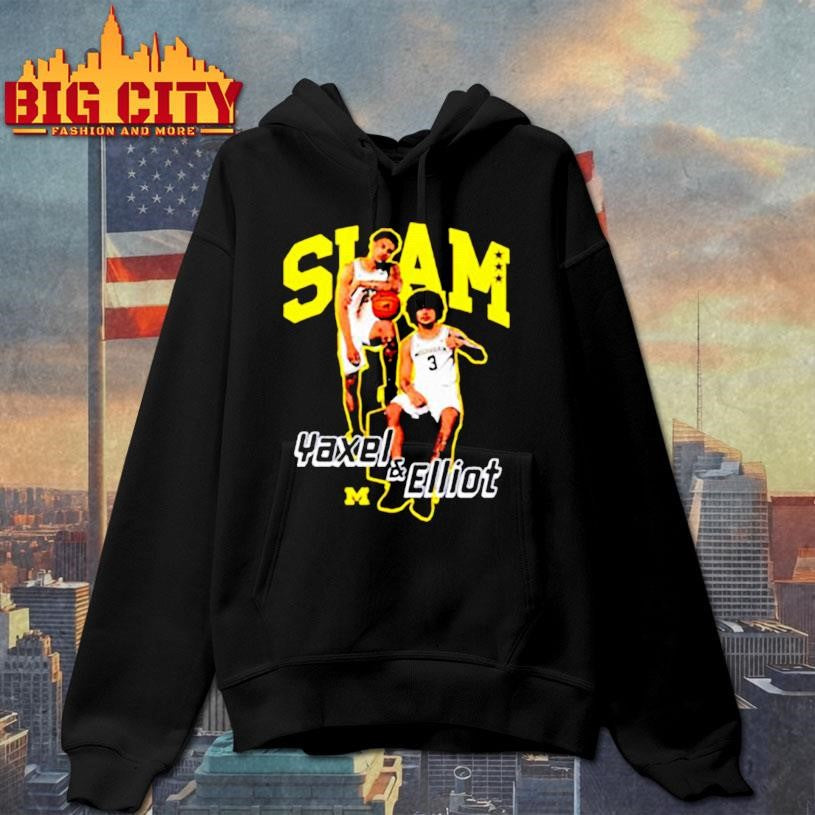 SLAM Yaxel &amp; Elliot Michigan jersey shirt