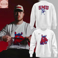 SMU Mustangs 2026 Throwback Mascot Shirt
