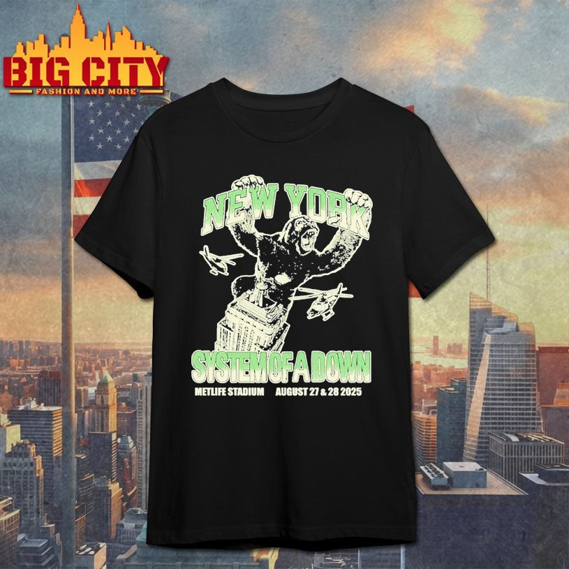 SOAD MetLife Stadium New York City Aug 27 28 2025 Shirts