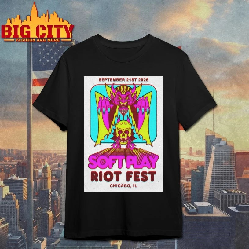 SOFT PLAY Riot Fest In Chicago IL Sep 21 2025 Poster Shirt