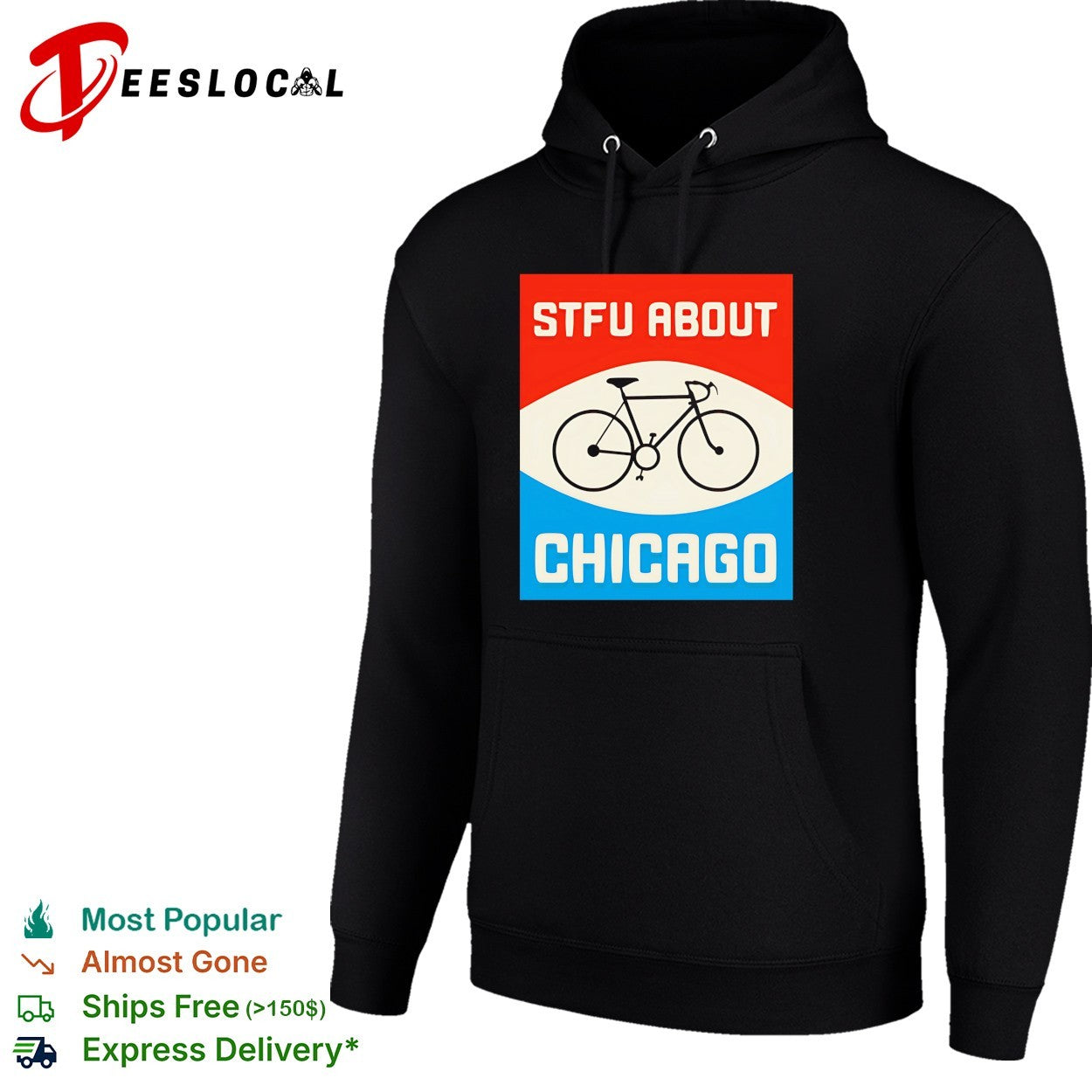 STFU about Chicago bicycle shirt