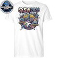 SXSW 2026 Austin Texas Retro Music, Film &amp; Interactive Festival Graphic T-Shirt
