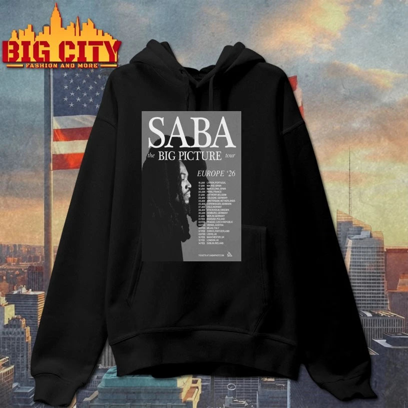 Saba Pivot The Big Picture 2026 Tour Poster Shirt