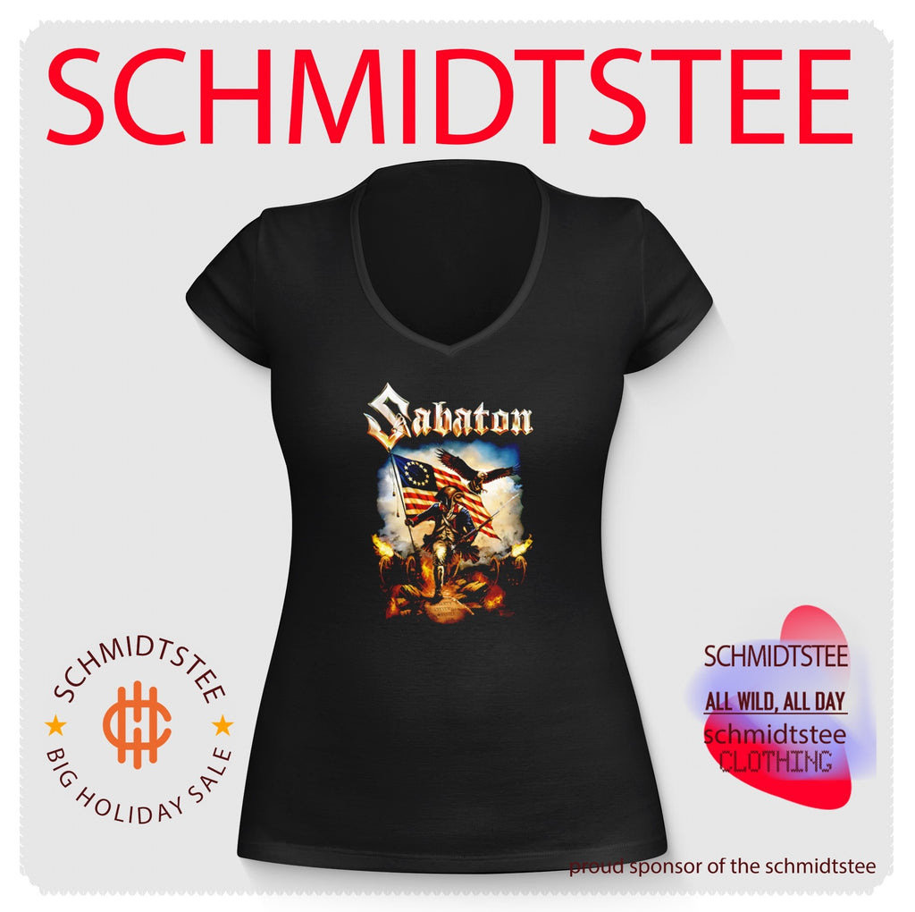 Sabaton American Revolutionary War Soldier with Eagle and Cannons shirt