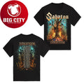 Sabaton Fall Usa 2024 Official Tour New Two Sided Shirt
