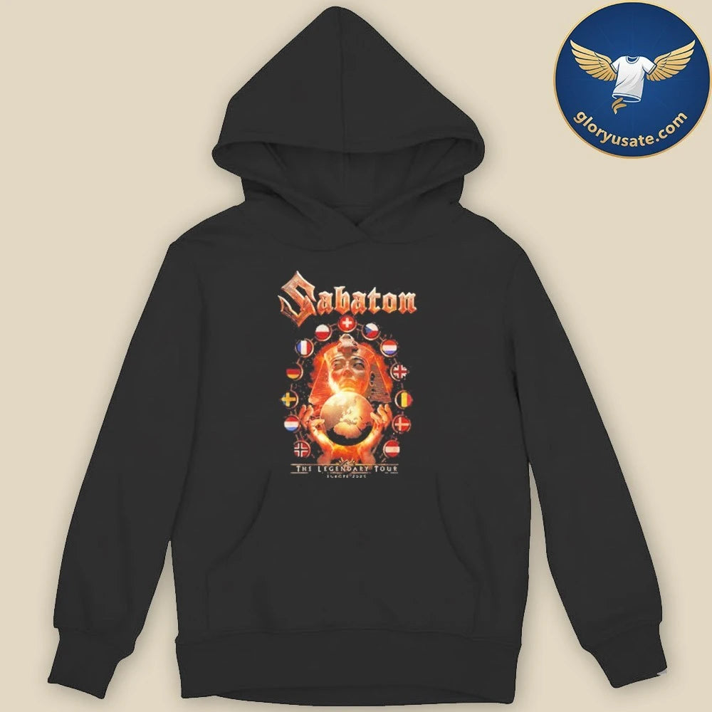 Sabaton Flags of Europe 2025 Tour T-Shirt