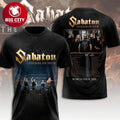 Sabaton Legends On Tour 2026 Two Sided Shirt