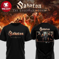 Sabaton North American Tour 2025 Two Sided Shirt