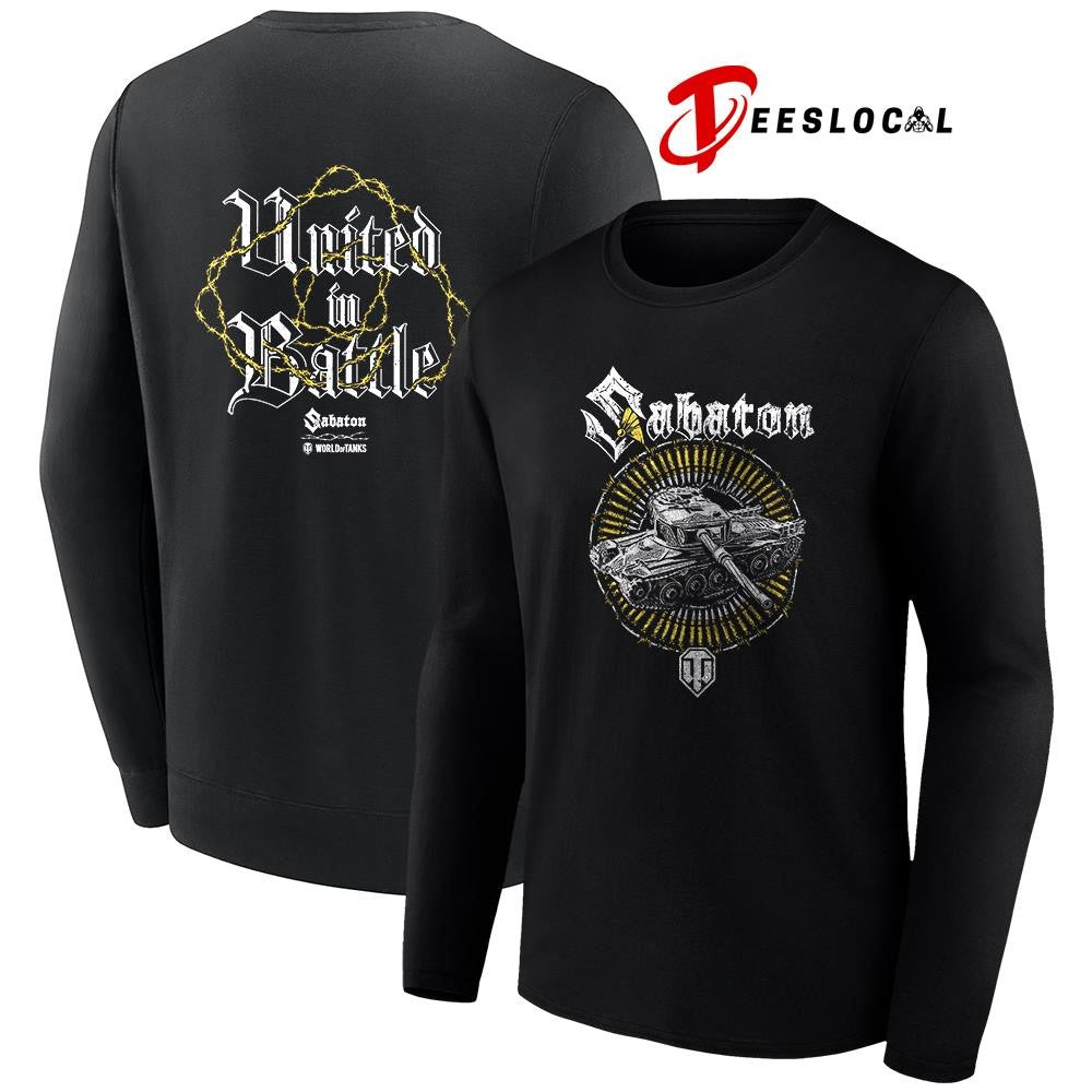 Sabaton x WoT united in battle graphic shirt