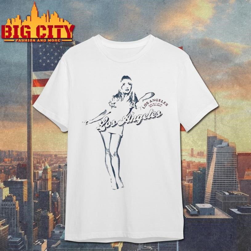 Sabrina possing Los Angeles it’s even sweeter Nov 2025 shirt