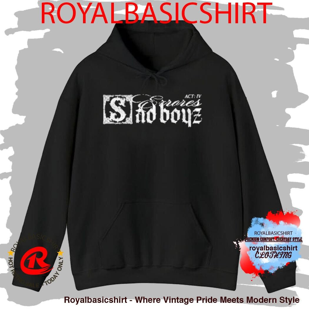 Sad Boyz Errores Iv Shirt