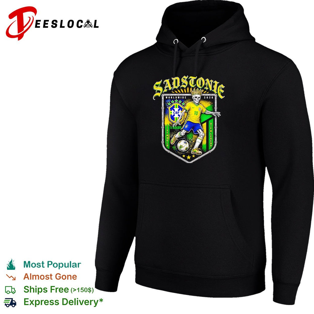 Sadstonie 2026 Brazil skeleton soccer legend shirt